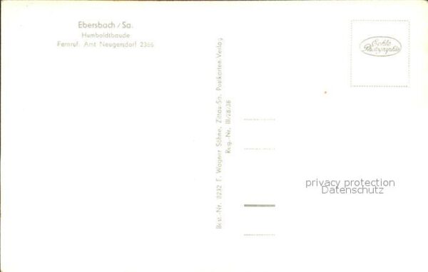 Ebersbach Sachsen Humboldtbaude – Bild 2