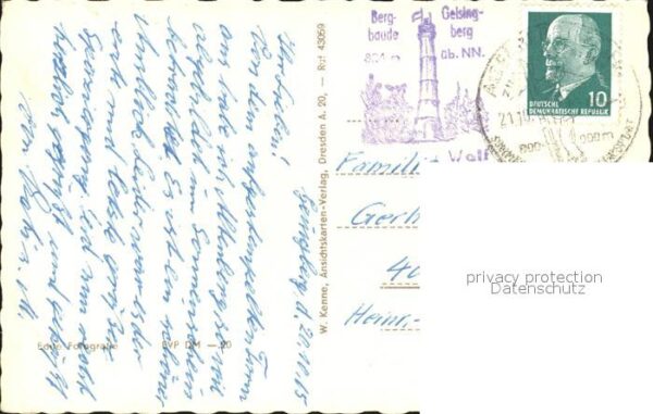 Altenberg Erzgebirge Geisingberg – Bild 2
