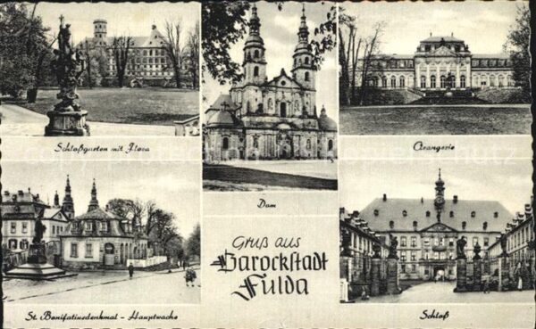 Fulda Schlossgartten Flora Orangerie Dom Schl