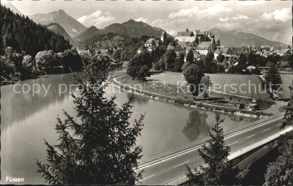 Fuessen Allgaeu Lechbrücke Stausee Breitenberg Edelsber