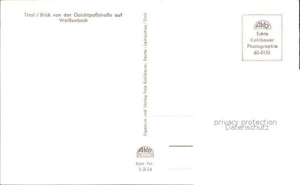Weissenbach Lech Gaichtpassstraße – Bild 2