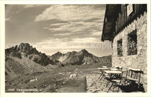 Allgaeu Region Fiederepasshütte Elfer Zwölferkopf