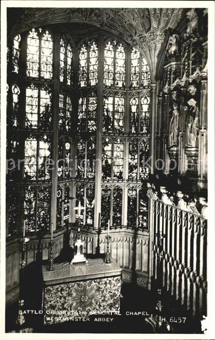 London Battle Britain Memorial Chapel Westmins