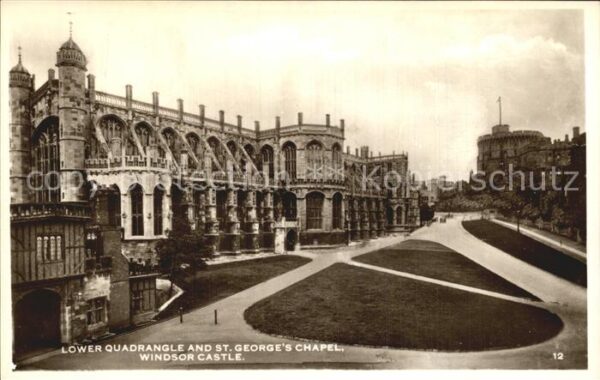 London Lower Quadrangle George Chapel Windsor