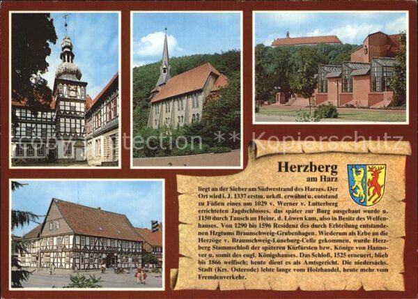 Herzberg Harz Kirche Rathaus