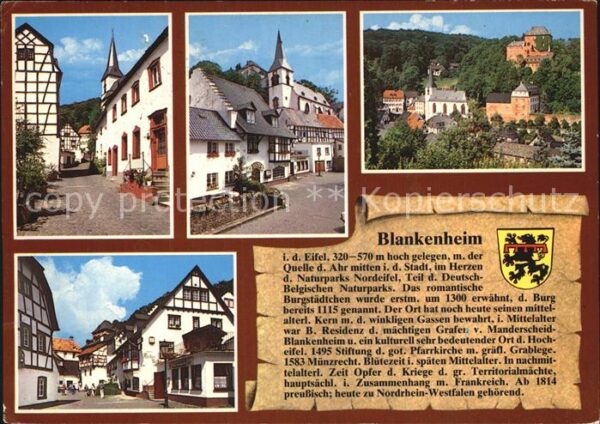 Blankenheim Eifel Kirche Schloss Ortsansichten