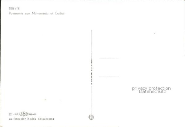 Trieste Panorama Monument Caduti – Bild 2