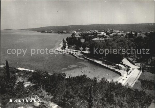 Malinska Krk Luftaufnahme