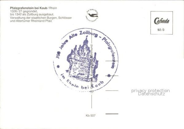 Kaub Pfalzgrafenstein – Bild 2