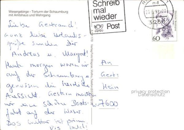 Schaumburg Rinteln Torturm Amtshaus Wehrgang – Bild 2