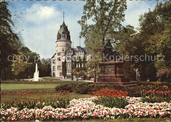 Detmold Schlosspark Schloss Denkmal Graf Regent