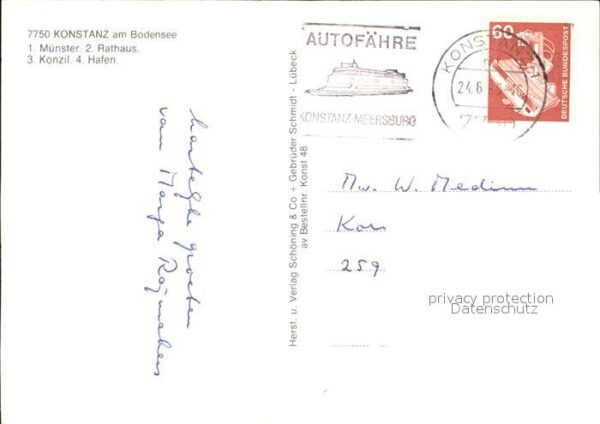 Konstanz Bodensee Münster Rathaus Konzil Hafen – Bild 2