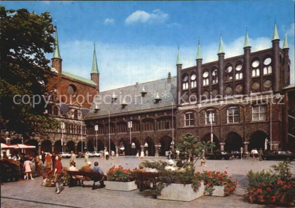 Luebeck Markt Rathaus