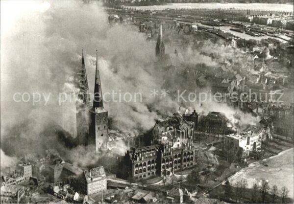 Luebeck Luftangriff 1942 Dom