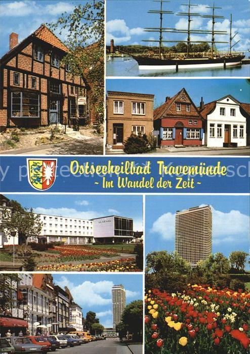 Travemuende Ostseebad Ortsansichten Wandel der Zeit