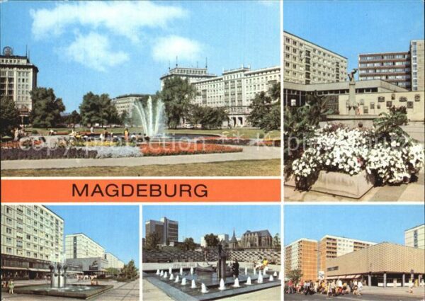Magdeburg Wilhelm Pieck Allee Eulenspiegelbrunnen