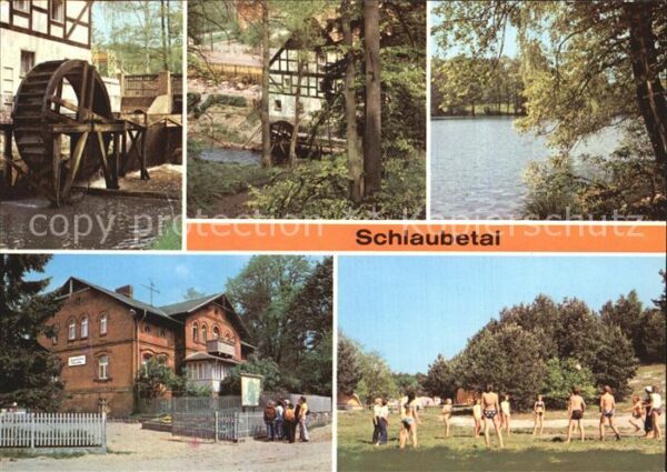 Schlaubetal Mühlenrad Bremsdorfer Mühle HOG Bremsdo