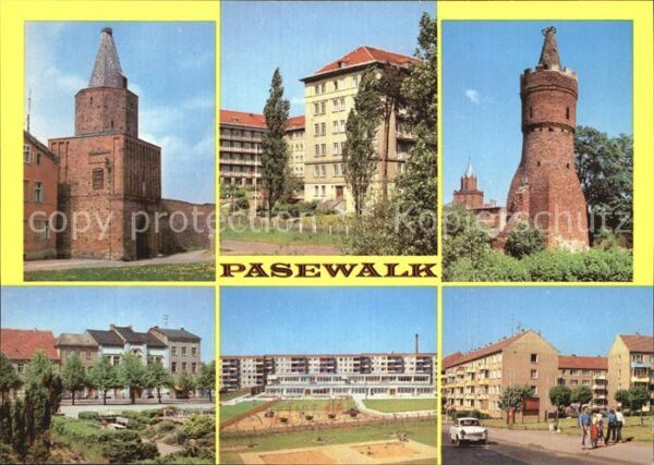 Pasewalk Mecklenburg Vorpommern Mühlentor Kreiskrankenhaus Mauerturm Ki
