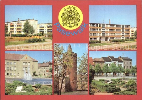 Pasewalk Mecklenburg Vorpommern Straße der Jugend Pulverturm Ernst Thäl