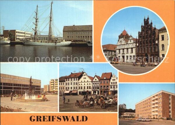 Greifswald Segelschulschiff Wilhelm Pieck Platz de