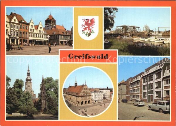 Greifswald Platz der Freundschaft Wiecker Klappbrü