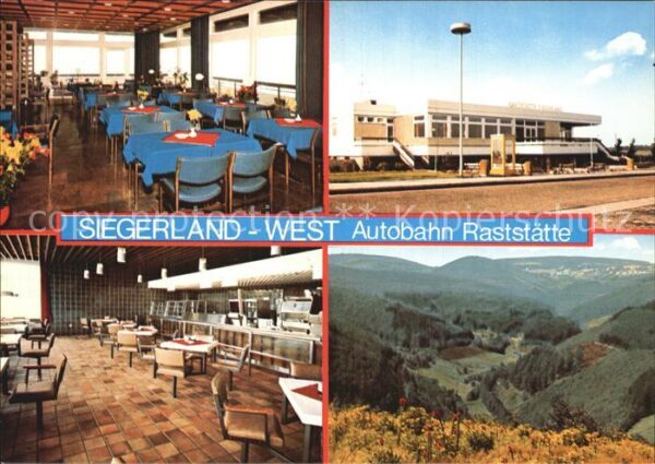 Freudenberg Westfalen Autobahn Raststätte Siegerland West