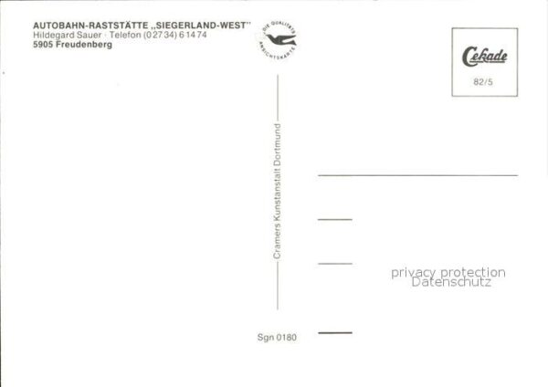 Freudenberg Westfalen Autobahn Raststätte Siegerland West – Bild 2
