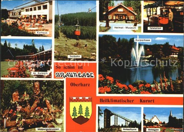 Braunlage Kurhaus Heimatmuseum Seilbahn Walpurgis