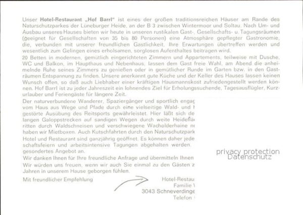 Schneverdingen Hotel Restaurant Hof Barrl – Bild 2