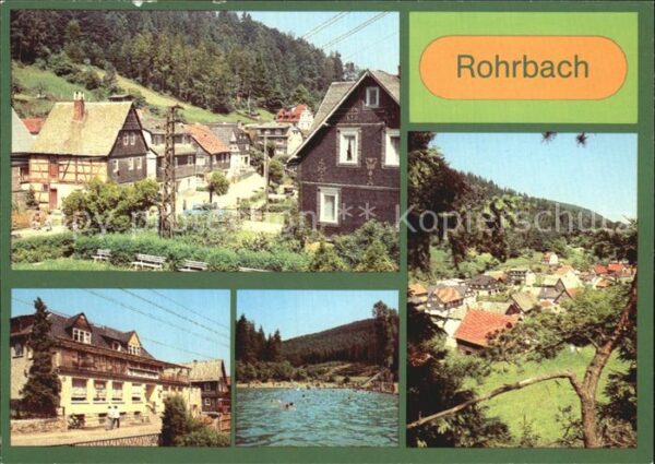 Rohrbach Saalfeld Konsum Gaststätte Sorbitzgrund Freibad
