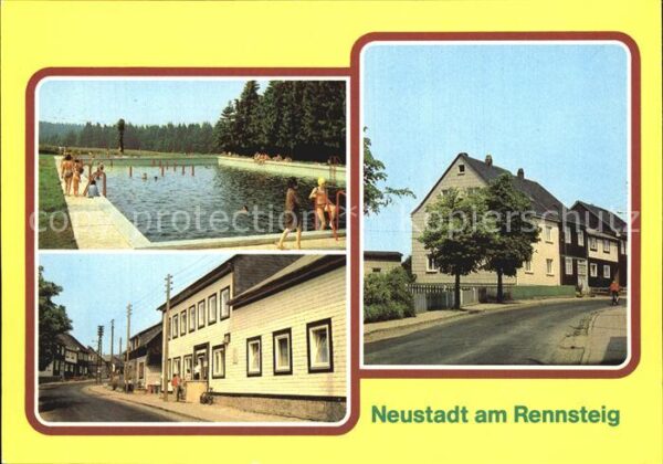 Neustadt Rennsteig Schwimmbad FDGB Erholungsheim Bahnhofst
