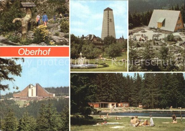 Oberhof Thueringen Botanischer Garten Interhotel Panorama