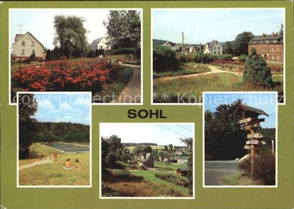 Sohl Bad Elster Parkanlage Freibad Schwarzenbrunn Wegwe