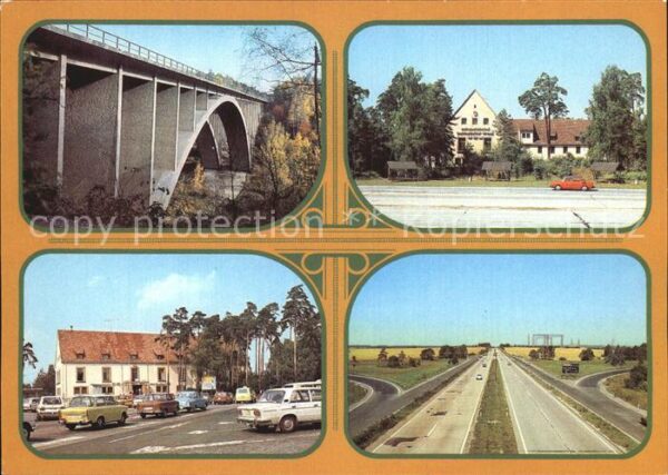 Hermsdorf Thueringen Hermsdorfer Kreuz Teufelstalbrücke Mitr