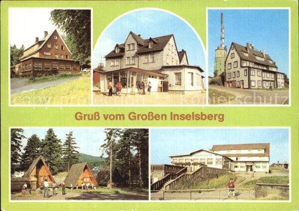 Grosser Inselsberg Jugendherberge Wanderhütten Berggasthof