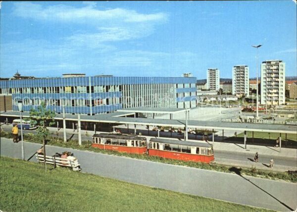 Plauen Vogtland Oberer Bahnhof Punkthäuser