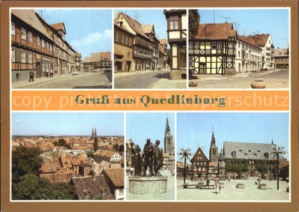 Quedlinburg Pölkestraße Marktstraße Carl Ritter Str