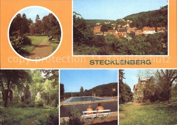 Stecklenberg Park Stecklenburg Freibad FDGB Erholung