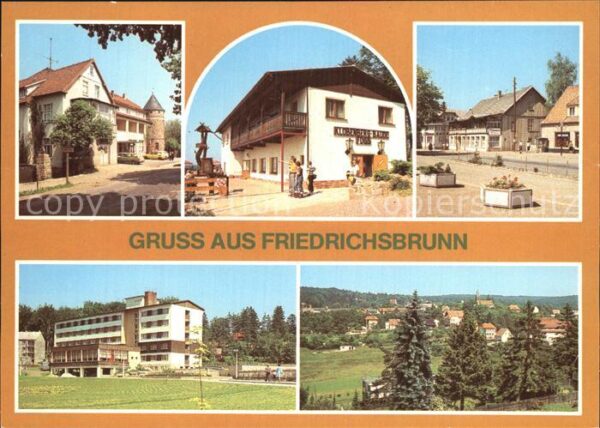 Friedrichsbrunn Harz HO Gaststätte Brockenblick Klobenberg B