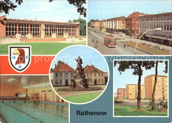 Rathenow Volksschwimmhalle Wilhelm Pieck Straße