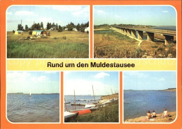 Friedersdorf Bitterfeld MuldestauseeZeltplatz Neue Brücke