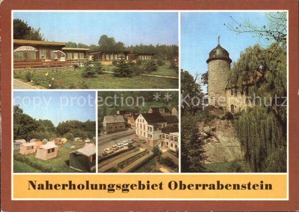 Karl-Marx-Stadt Oberrabenstein Bungalowdorf Burg Rabens