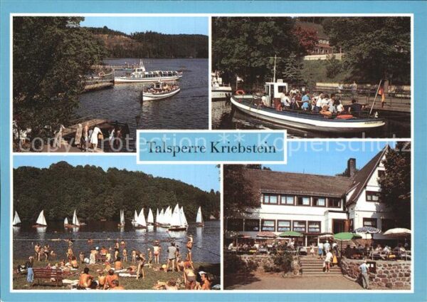 Kriebstein Talsperre Bootsanlegestelle Fahrgastsch