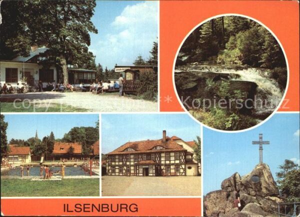 Ilsenburg Harz Gaststätte Plessenburg Ilsenfälle Bad F