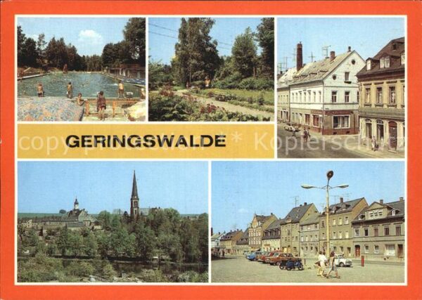 Geringswalde Freibad Park Markt