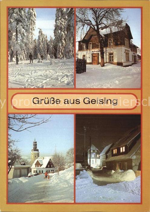 Geising Erzgebirge HO Hotel Geisinghof Winterstimmung bei