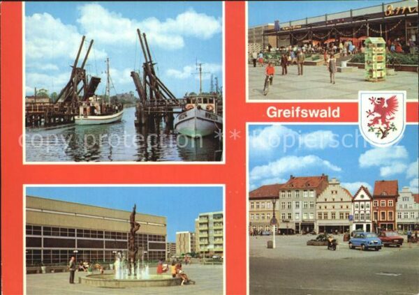 Greifswald Wiecker Klappbrücke Technisches Denkmal