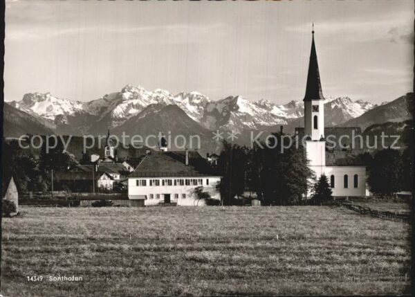 Sonthofen Oberallgaeu Allgäuer Alpen Ortsansicht
