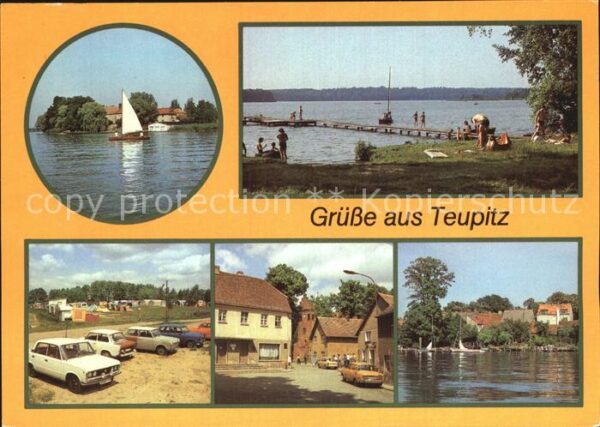 Teupitz Schloss Badestelle Teupitzsee Campingpl