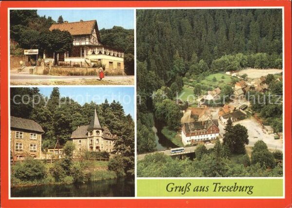 Treseburg Harz HO Gaststätte Burgstieg Halde